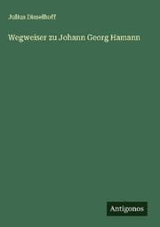 Cover von Wegweiser zu Johann Georg Hamann