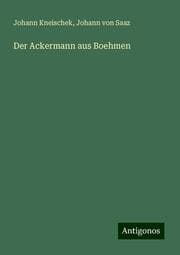 Cover von Der Ackermann aus Boehmen
