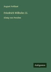 Cover von Friedrich Wilhelm III.
