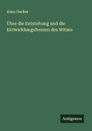 Cover von Über die Entstehung und die Entwicklungsformen des Witzes