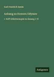 Cover von Anhang zu Homers Odyssee