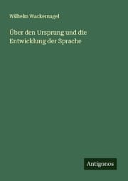 Cover von Über den Ursprung und die Entwicklung der Sprache