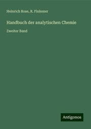 Cover von Handbuch der analytischen Chemie