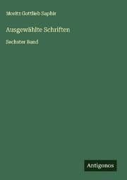 Cover von Ausgewählte Schriften
