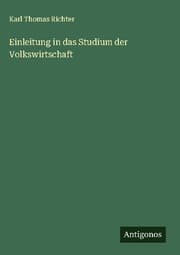 Cover von Einleitung in das Studium der Volkswirtschaft
