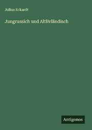 Cover von Jungrussich und Altlivländisch