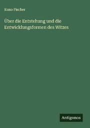Cover von Über die Entstehung und die Entwicklungsformen des Witzes