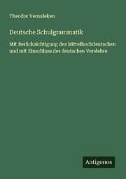 Cover von Deutsche Schulgrammatik