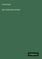 Cover von Der Preis der Arbeit