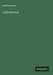 Cover von Löthrohrbuch