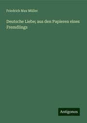 Cover von Deutsche Liebe; aus den Papieren eines Fremdlings