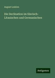 Cover von Die Declination im Slavisch- Litauischen und Germanischen