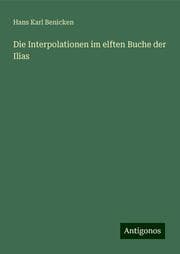 Cover von Die Interpolationen im elften Buche der Ilias