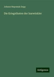 Cover von Die Kriegsthaten der Isarwinkler