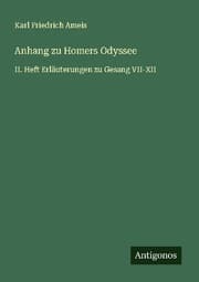 Cover von Anhang zu Homers Odyssee