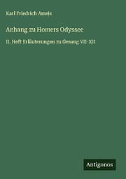 Cover von Anhang zu Homers Odyssee