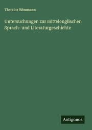 Cover von Untersuchungen zur mittelenglischen Sprach- und Literaturgeschichte