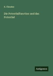 Cover von Die Potentialfunction und das Potential