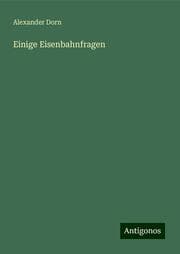 Cover von Einige Eisenbahnfragen