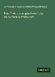 Cover von Eine Untersuchung in Betreff des menschlichen Verstandes