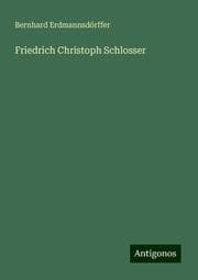 Cover von Friedrich Christoph Schlosser