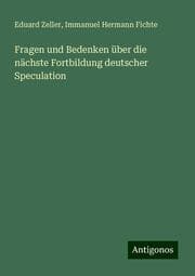 Cover von Fragen und Bedenken über die nächste Fortbildung deutscher Speculation