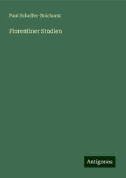 Cover von Florentiner Studien
