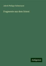 Cover von Fragmente aus dem Orient