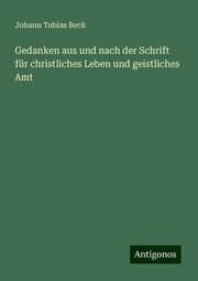 Cover von Gedanken aus und nach der Schrift für christliches Leben und geistliches Amt