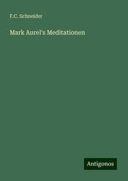 Cover von Mark Aurel's Meditationen
