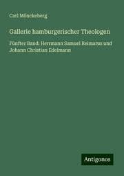 Cover von Gallerie hamburgerischer Theologen