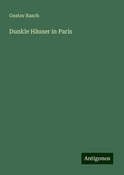 Cover von Dunkle Häuser in Paris