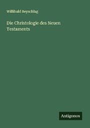 Cover von Die Christologie des Neuen Testaments