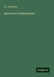 Cover von Mark Aurel's Meditationen