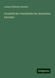Cover von Grundriß der Geschichte der deutschen Literatur