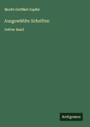 Cover von Ausgewählte Schriften