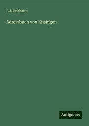 Cover von Adressbuch von Kissingen