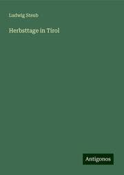 Cover von Herbsttage in Tirol