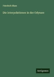 Cover von Die Interpolationen in der Odyssee