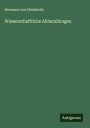 Cover von Wissenschaftliche Abhandlungen