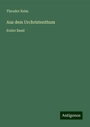 Cover von Aus dem Urchristenthum