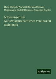 Cover von Mitteilungen des Naturwissenschaftlichen Vereines für Steiermark