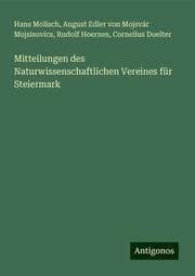 Cover von Mitteilungen des Naturwissenschaftlichen Vereines für Steiermark