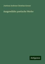 Cover von Ausgewählte poetische Werke