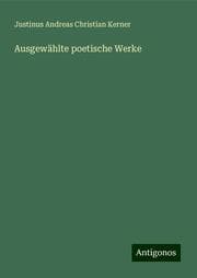Cover von Ausgewählte poetische Werke