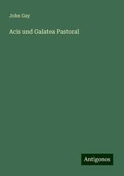 Cover von Acis und Galatea Pastoral