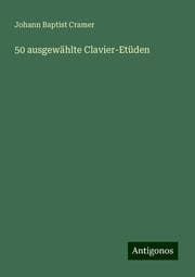 Cover von 50 ausgewählte Clavier-Etüden