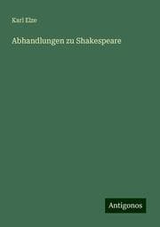 Cover von Abhandlungen zu Shakespeare