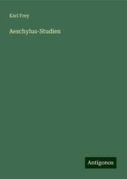 Cover von Aeschylus-Studien
