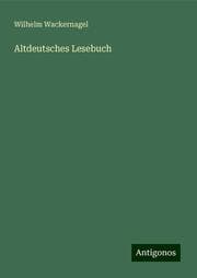 Cover von Altdeutsches Lesebuch